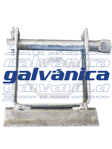 [13040] BASTIDOR 1 VIA, PL 38 X 4 MM, LONGITUD BASE 120 MM, LONGITUD VARILLA 140 MM