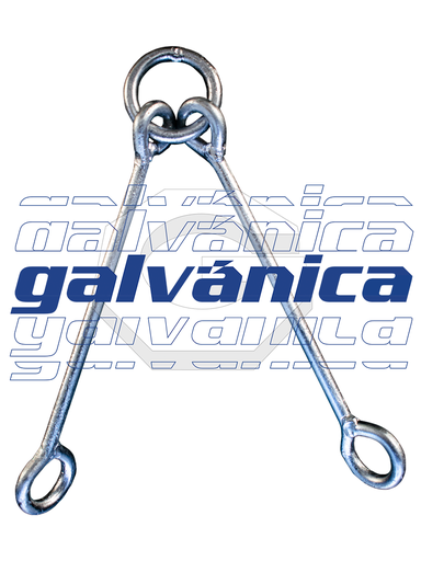 [14011] CRUCE AMERICANO 2 EXTENSIONES DE Ø 10X300 MM